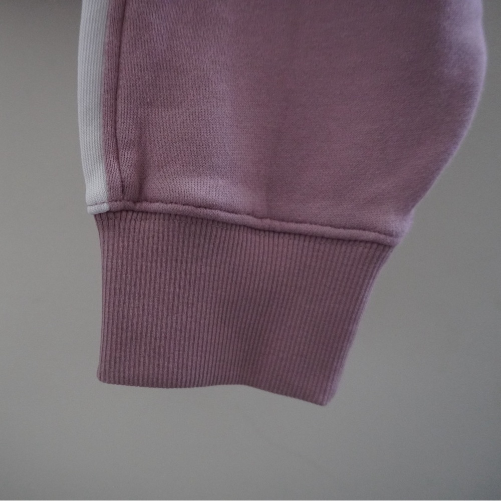 adidas Originals adicolor 3 stripe sweat in mauve - Picture 8 of 11